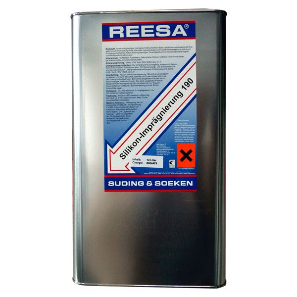 Водоотталкивающий пропитка REESA Silikon-Imprägnierung 190